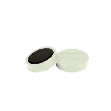 Nobo - Valkotaulumagneetti 38 mm valkoinen 1,5 kg 10 kpl