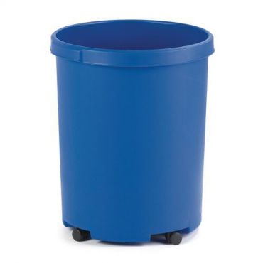 Vepabins - Pyöreä roskakori 50 l sininen
