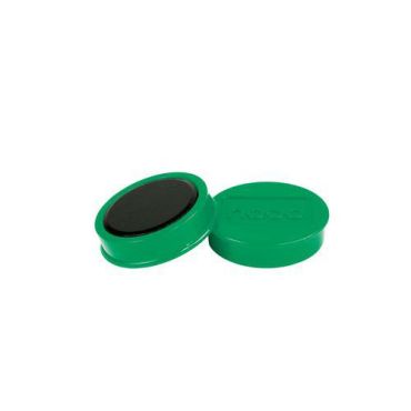 Nobo - Valkotaulumagneetti 38 mm vihreä 2,5 kg 10 kpl