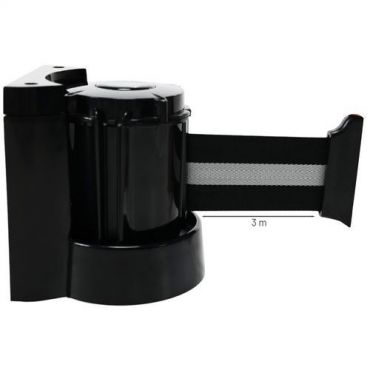 Novap - Magneettinen seinäkiinnike pituus 3 m musta/hopea