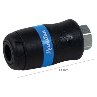 Manutan Expert - Turvapikaliitin sisäkierre 1/4" - Sulkemiseen 11 mm putkelle - 10 vuoden takuu