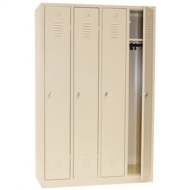 Manutan expert - Vaatekaappi manutan 300 4 kaappia beige