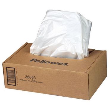 Fellowes - Silppuripussit - 35L - Valkoinen - Pakkaus 3 kpl