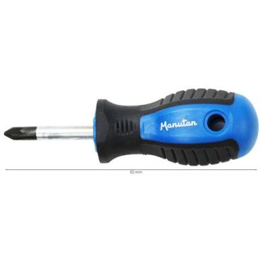 Manutan Expert - Pozidriv PZ2 ruuvimeisseli - Teräs 82 mm 6 mm 40 g