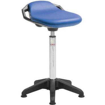 Global Professional Seating - Octopus-avaruusjakkara keinonahkaa sininen - Korkea malli 84 cm istuinkorkeus 110 kg maksimikuorma