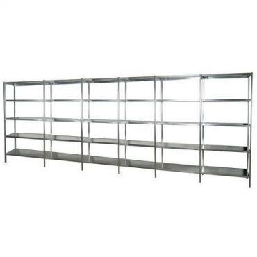 Raaco - 6 1-osainen yksikkö 540 x 34 varastohylly starke galv