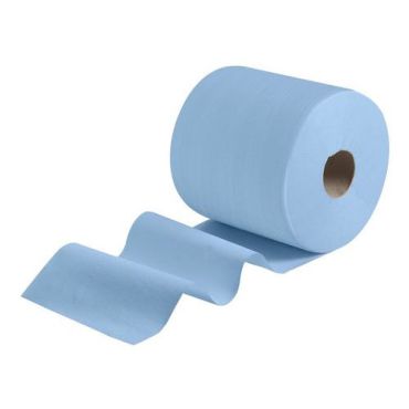Wypall - Paperipyyhkeet rulla sininen X80 PowerClean - 475 arkkia/rulla - Kuituliina teollisuuteen