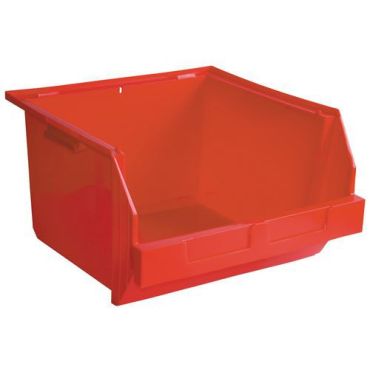 Novap - Varastolaatikko Pick In 45 L punainen - Kestävä polyeteeni - Pinottava - 200 kg kuorma