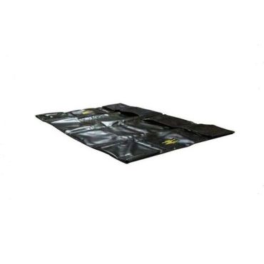 Justrite - Keräysastia Angle Bracket QuickBerm - 121x182x30 cm - 675 L PVC - Musta