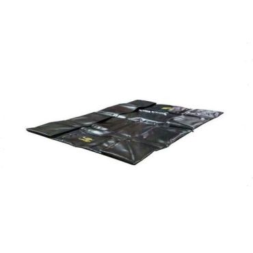 Justrite - Keräysastia Angle Bracket QuickBerm - 121x182x30 cm - 675 L PVC - Musta