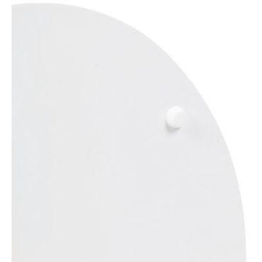 Manutan Expert - WC-istuinrengas - Valkoinen MDF - 445x375x40mm - Kestävä ja kierrätettävä