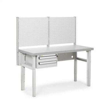 Treston - Työpöytä hevi 1500x630 vaaleanharmaa 1 - treston