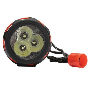 Velamp - 3 ledillä varustettu särkymätön luonnonkumitaskulamppu