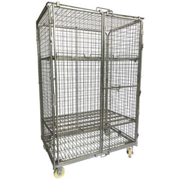 Manutan Expert - Suuri turvarullakko 2 hyllyllä - 600 kg kapasiteetti