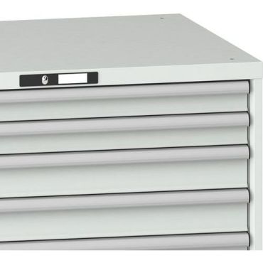 Lista - Työkalukaappi 8 laatikkoa - 1023x725x1000 mm - 200 kg/hyllytaso - Teräs - Vaaleanharmaa