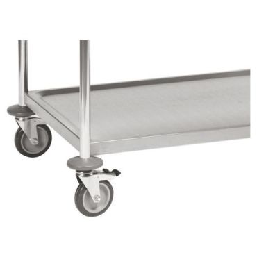 Kongamek - Rullapöytä 3 hyllyä - Ruostumaton teräs - 825 x 500 mm - 100 kg kantavuus