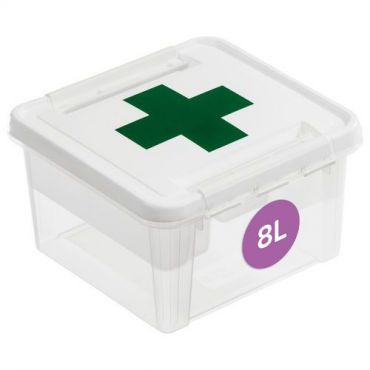 Smartstore - Deco ensiapulaatikko kannella ja sisäosalla 3 kpl