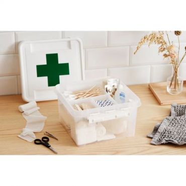Smartstore - Deco ensiapulaatikko kannella ja sisäosalla 3 kpl