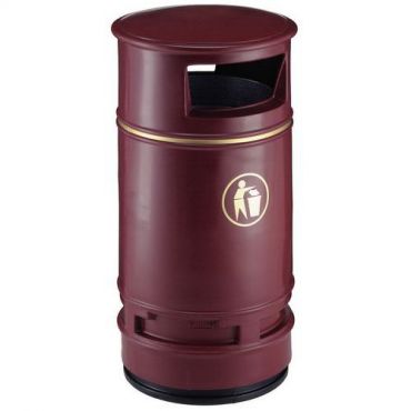 Vepabins - Roskakori copperfield 90 l bordeaux