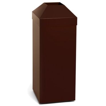 Prima Office - Kierrätysastia Rocket Bin Midi - 70 L - Ruskea - Teräs - 4 pyörää