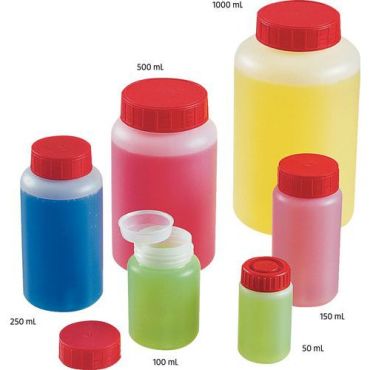 Muovipullo kierrekorkilla 50 ml - Keittiöön sopiva kestävä HDPE-materiaali