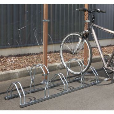 Mottez - Pyöräteline 2 tasoa 5 pyörälle galvanoitu