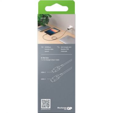 Gp - 1 m usb-kaapeli cc1p usb-c–usb-c 60 w