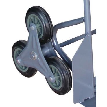 Manutan Expert - Porraskärry 250 kg - Teräs Kumi-pyörät - Ergonominen 10v takuu