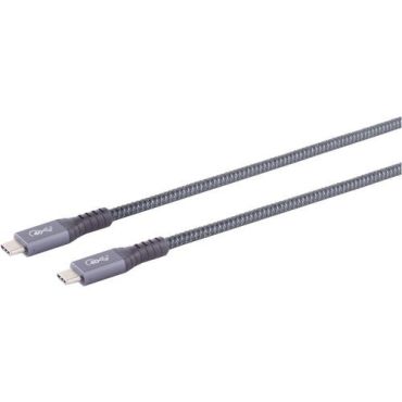 Legamaster - USB-C 3.2 Gen 2x2 -kaapeli 2 m harmaa