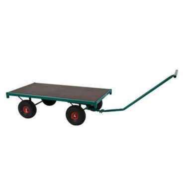 Kuljetusvaunu kevyt 1500 x 750 mm - 600 kg kantavuus - 300 mm pyörät