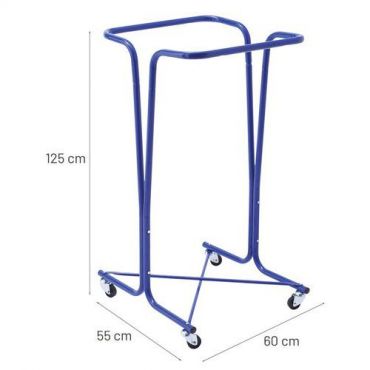 Mottez - Säkkiteline 400 litraa sininen