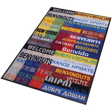 Notrax - Kynnysmatto New Welcome 90x120 cm - Polyamidi - Keskipainoinen käyttö - 6 mm paksu