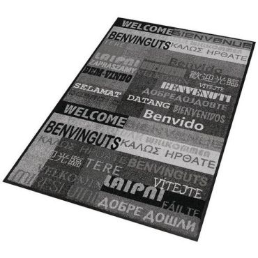 Notrax - Kynnysmatto NewWelcome harmaa 120x180 cm - Polyamidi 6 mm paksu - Sisä- ja ulkokäyttöön