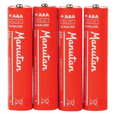Manutan expert - Alkaliparisto aaa/lr03 ei ladattava - 4 kpl