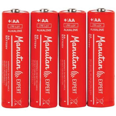 Manutan Expert - AA/LR06 alkaliparisto - 4 kpl - Luotettava virta