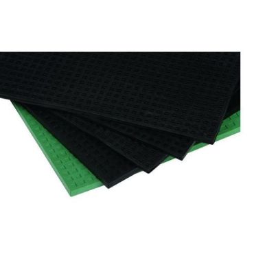 Sunnex - Tärinänvaimennuslevy - 450x450mm - Nitriili - Kestää rasvaa happoa öljyä