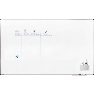 Legamaster - PREMIUM-valkotaulu 120 x 200 cm - Valkoinen lakattu teräslevy alumiinikehys FSC & PEFC sertifioitu