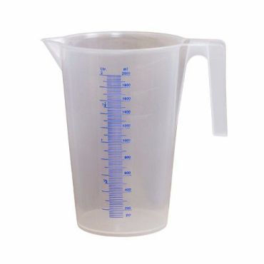 Germ Guard - Muovimitta 2000 ml - Tilavuus 2 L - Kestävä ja tarkka