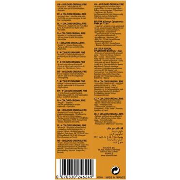 BIC - 4-värinen kuulakärkikynä - 0,8 mm hieno kärki - Kierrätetty 80% pakkauksesta - 12 kpl