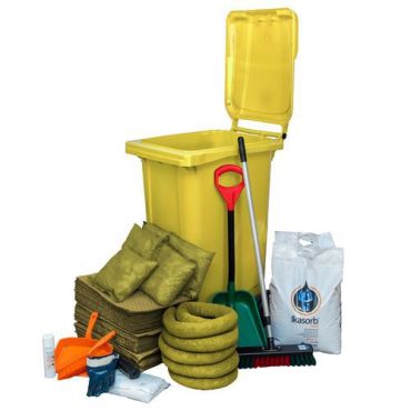 Ikasorb - Spillkit Kemia 260 L Mobil - Kemialliset aineet - 260 L imukapasiteetti - 72x58.5x115 cm