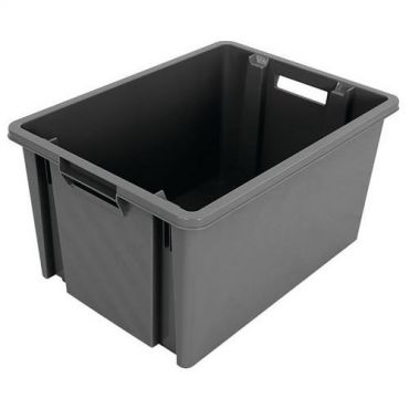 Novap - Laatikon pinottava teräksenharmaa – 54 l