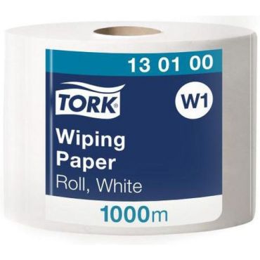 Tork - Kuivapaperirulla Plus 1000m - Valkoinen - 1 kerros - Kierrätetty paperi - Keittiöön