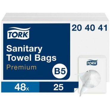 Tork - Hygienialaukku - Valkoinen Muovi - 10x14x3.6 cm - Kierrätettävä
