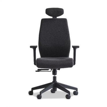 Lotuss - Adenau‐työtuoli kangas antrasiitti/musta