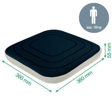 Leitz - Ergo active wobble-tyyny kangaspäällyste tummanharmaa