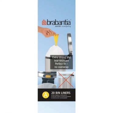 Brabantia - Roskapussi 3 l kiristysnyörillä (a) valkoinen
