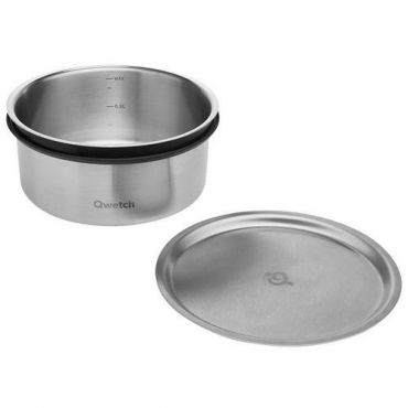 Qwetch - Lounaslaatikko 900ml - valmistettu ranskassa - ruostumaton teräs - qwetch