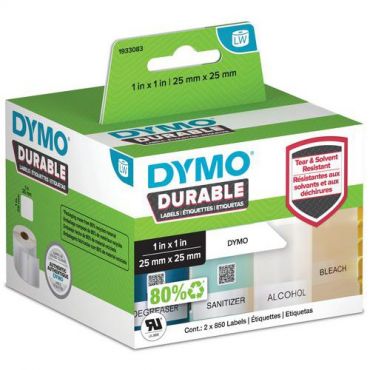 Dymo - Kestävä etiketti labelwriter 4xl 25 mm x 25 mm