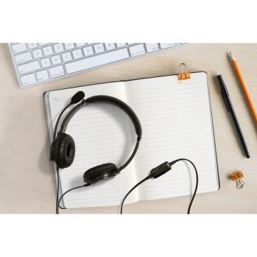 Kensington - Usb-a-kuulokkeet mikrofonilla ja äänenvoimakkuudella