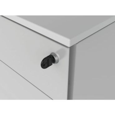 Robberechts - Siirrettävä laatikosto Combi-Classic harmaa - 2 laatikkoa pyörillä 42x80x54.7 cm